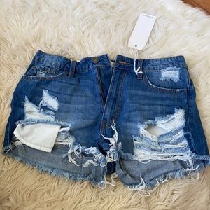 Never worn! Blue Jean shorts!